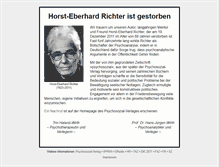 Tablet Screenshot of horst-eberhard-richter.de